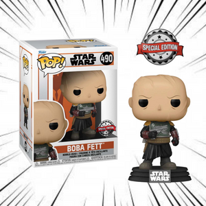 Funko Pop! Star Wars The Mandalorian [490] - Boba Fett Unmasked (Special Edition) 