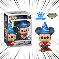 Funko Pop! Disney Fantasia [990] - Sorcerer Mickey (Diamond, Funko Shop Exclusive)