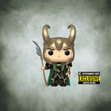 [Boîte endommagée] Funko Pop! Marvel Avengers [985] - Loki with Scepter Glow In The Dark (Entertainment Earth Exclusive)