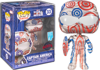 Funko Pop! The Falcon and the Winter Soldier [33] - Captain America Patriotic Age Artist Series with Pop! Protector (Special Edition)